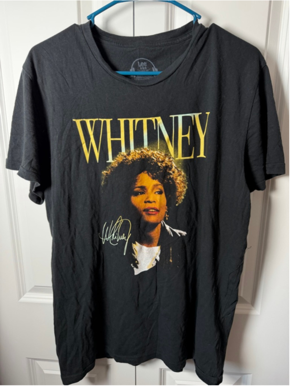 Lee Black Whitney Houston Tour Tee M